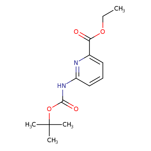 CCOC(=O)c1cccc(n1)NC(=O)OC(C)(C)C