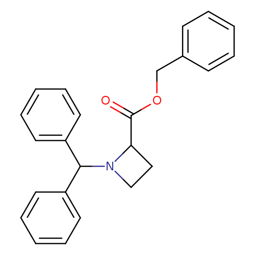 O=C(C1CCN1C(c1ccccc1)c1ccccc1)OCc1ccccc1
