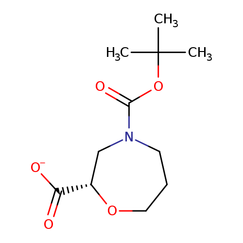 [O-]C(=O)[C@H]1OCCCN(C1)C(=O)OC(C)(C)C