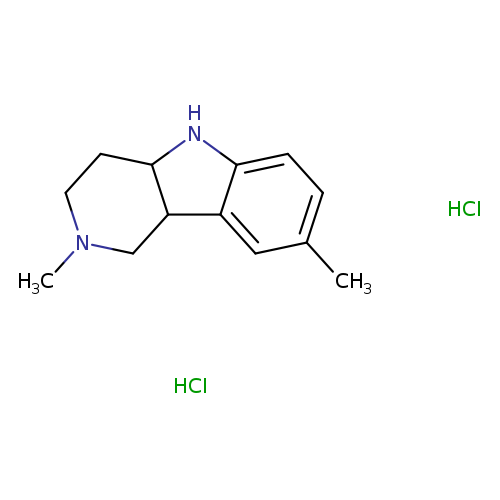 CN1CCC2C(C1)c1cc(C)ccc1N2.Cl.Cl