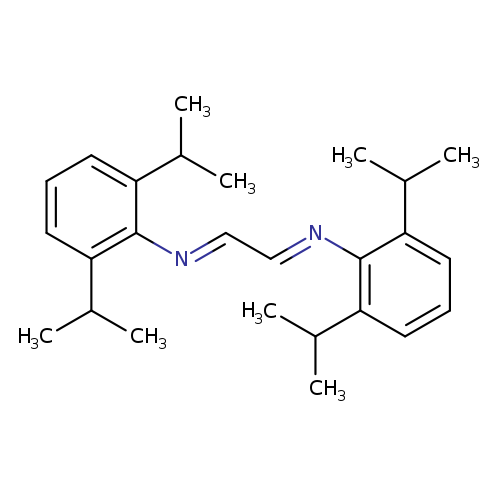 CC(c1cccc(c1/N=C/C=N/c1c(cccc1C(C)C)C(C)C)C(C)C)C