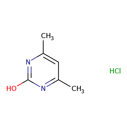 Cc1cc(C)nc(n1)O.Cl