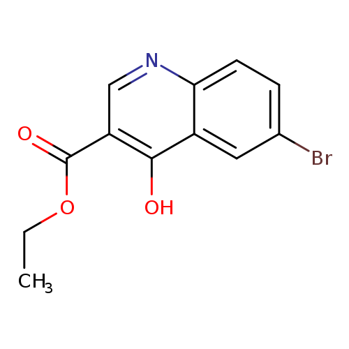 CCOC(=O)c1cnc2c(c1O)cc(cc2)Br