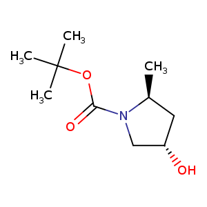 C[C@H]1C[C@@H](CN1C(=O)OC(C)(C)C)O