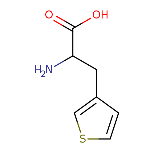 OC(=O)C(Cc1cscc1)N