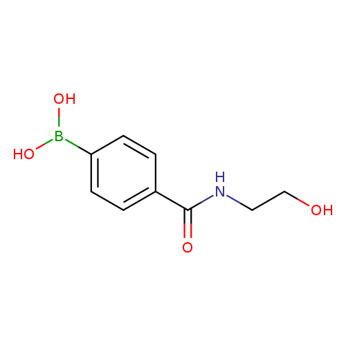 OCCNC(=O)c1ccc(cc1)B(O)O