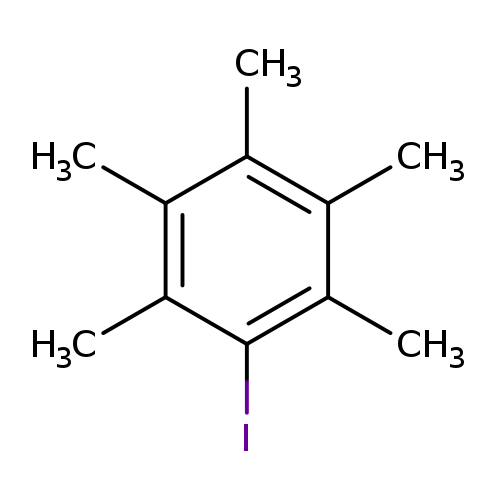 Cc1c(C)c(C)c(c(c1C)I)C