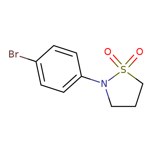 Brc1ccc(cc1)N1CCCS1(=O)=O