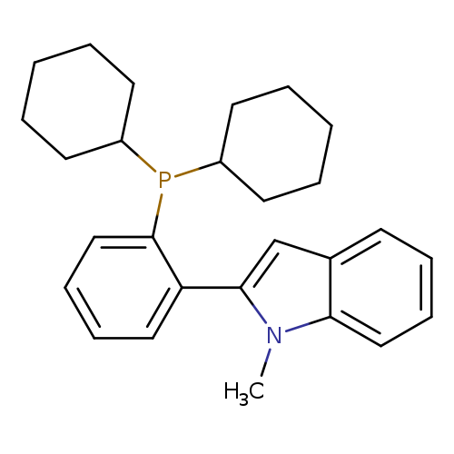 Cn1c(cc2c1cccc2)c1ccccc1P(C1CCCCC1)C1CCCCC1
