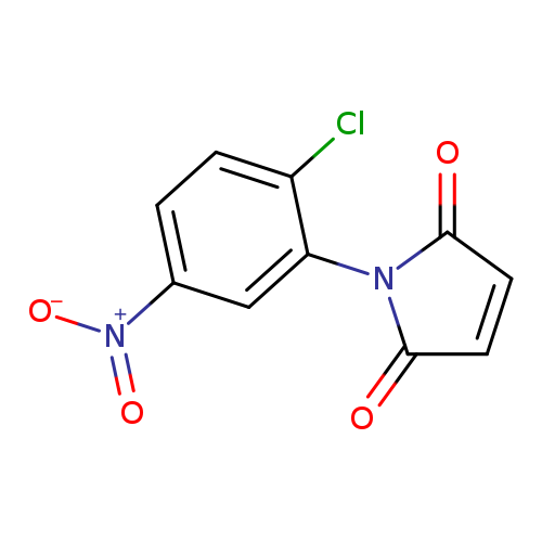 O=C1C=CC(=O)N1c1cc(ccc1Cl)[N+](=O)[O-]