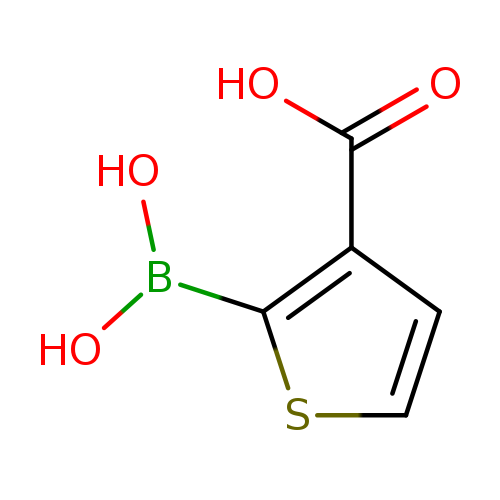 OB(c1sccc1C(=O)O)O