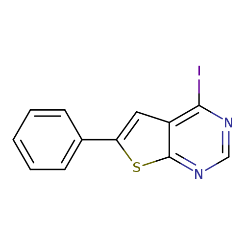Ic1ncnc2c1cc(s2)c1ccccc1