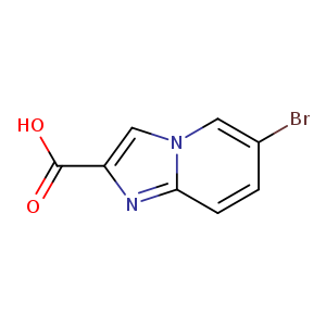 Brc1ccc2n(c1)cc(n2)C(=O)O