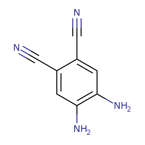 N#Cc1cc(N)c(cc1C#N)N