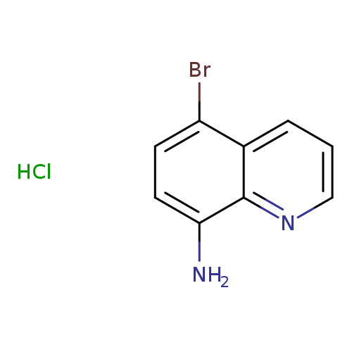 Brc1ccc(c2c1cccn2)N.Cl