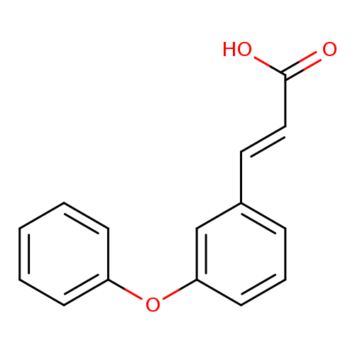 OC(=O)/C=C/c1cccc(c1)Oc1ccccc1