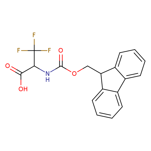 O=C(NC(C(F)(F)F)C(=O)O)OCC1c2ccccc2c2c1cccc2