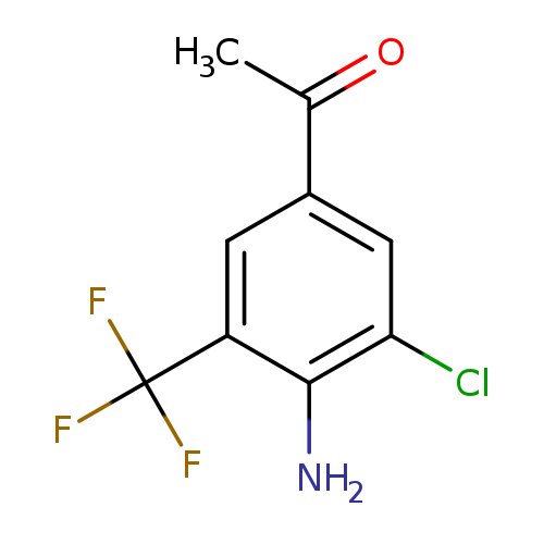 CC(=O)c1cc(Cl)c(c(c1)C(F)(F)F)N