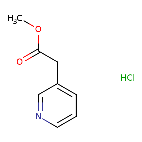 COC(=O)Cc1cccnc1.Cl