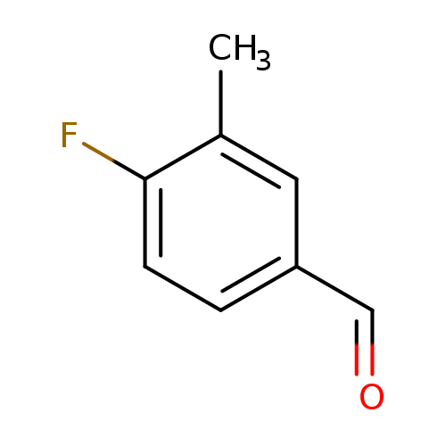 O=Cc1ccc(c(c1)C)F