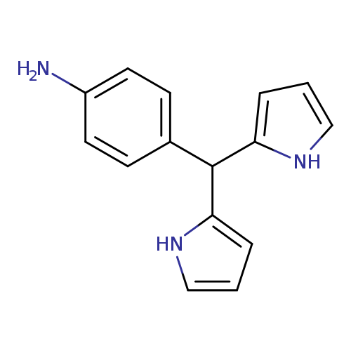 Nc1ccc(cc1)C(c1ccc[nH]1)c1ccc[nH]1