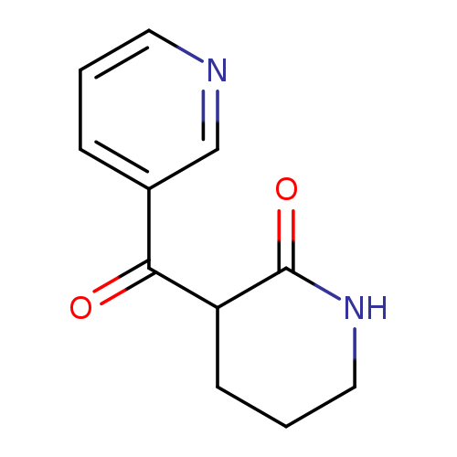 O=C1NCCCC1C(=O)c1cccnc1