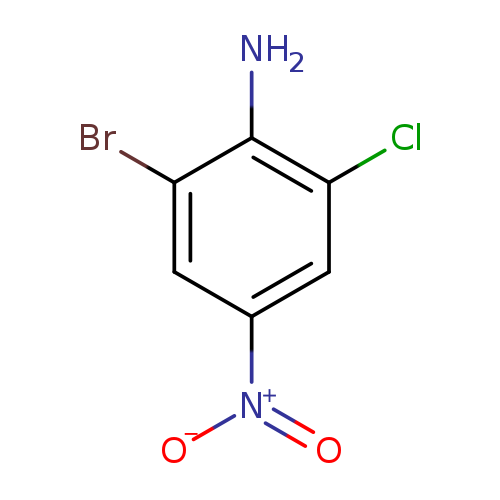 Clc1cc(cc(c1N)Br)[N+](=O)[O-]