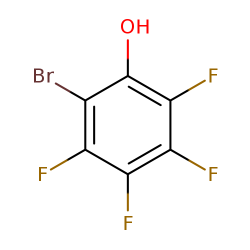 Fc1c(O)c(Br)c(c(c1F)F)F