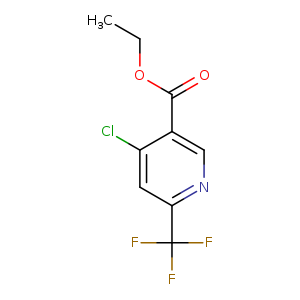 CCOC(=O)c1cnc(cc1Cl)C(F)(F)F