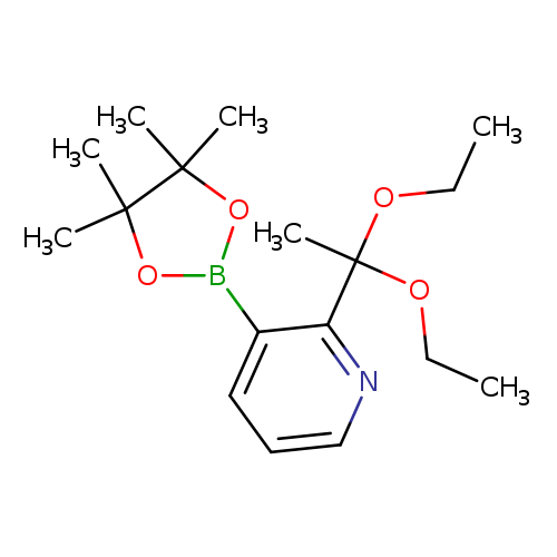 CCOC(c1ncccc1B1OC(C(O1)(C)C)(C)C)(OCC)C