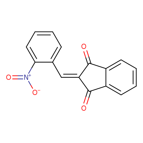 O=C1C(=Cc2ccccc2[N+](=O)[O-])C(=O)c2c1cccc2