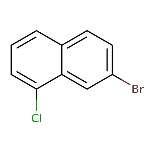 Brc1ccc2c(c1)c(Cl)ccc2