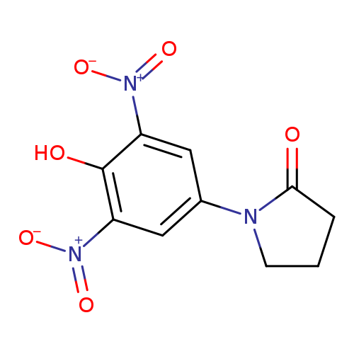 O=C1CCCN1c1cc([N+](=O)[O-])c(c(c1)[N+](=O)[O-])O