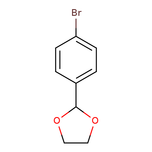 Brc1ccc(cc1)C1OCCO1