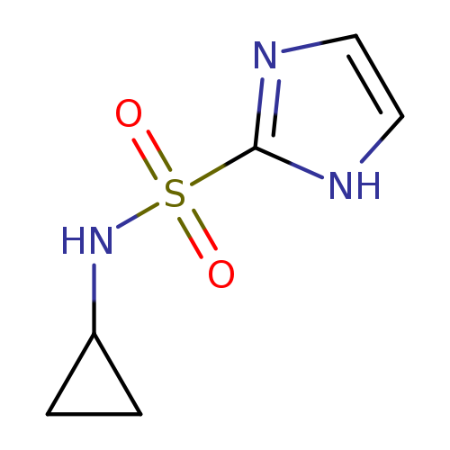 O=S(=O)(c1ncc[nH]1)NC1CC1
