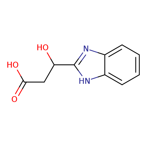 OC(=O)CC(c1nc2c([nH]1)cccc2)O
