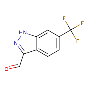 O=Cc1n[nH]c2c1ccc(c2)C(F)(F)F