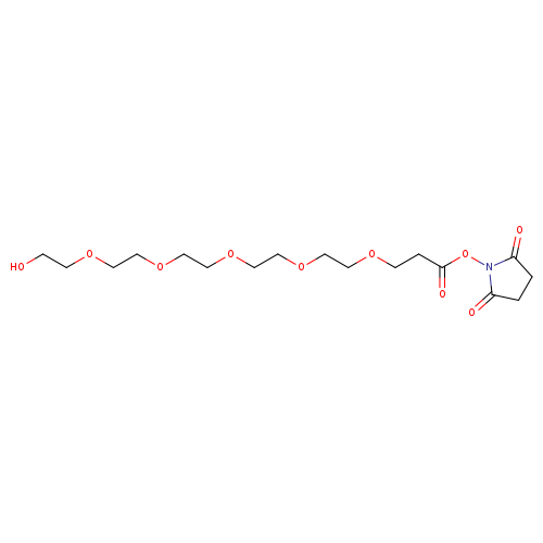 O=C(ON1C(CCC1=O)=O)CCOCCOCCOCCOCCOCCO
