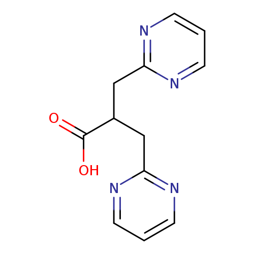 OC(=O)C(Cc1ncccn1)Cc1ncccn1