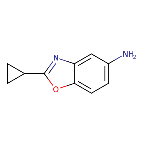 Nc1ccc2c(c1)nc(o2)C1CC1