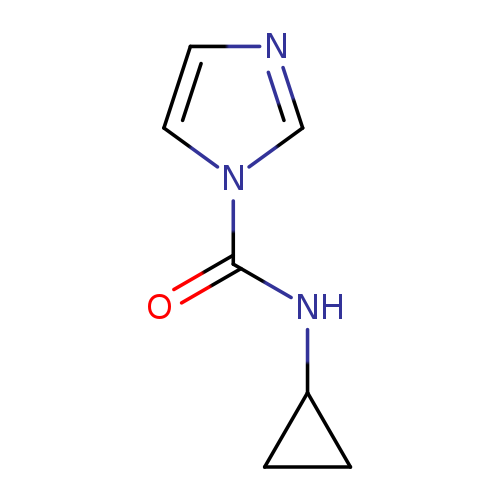 O=C(n1cncc1)NC1CC1