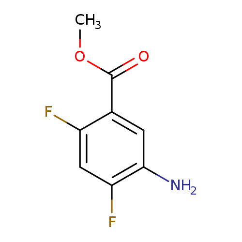 COC(=O)c1cc(N)c(cc1F)F