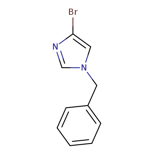 Brc1ncn(c1)Cc1ccccc1