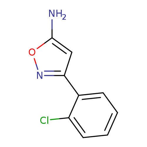 Nc1onc(c1)c1ccccc1Cl