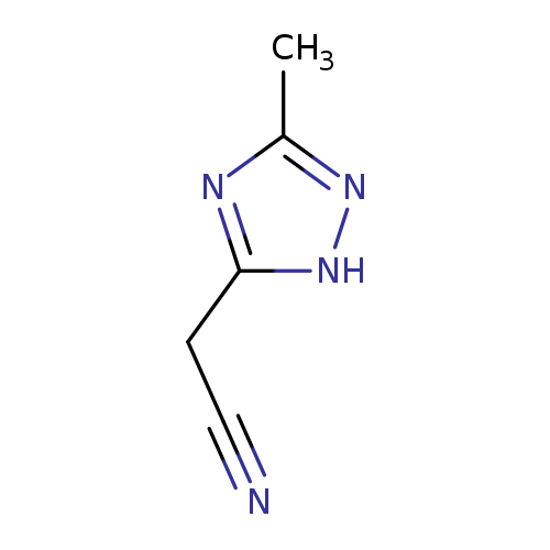 Cc1nc([nH]n1)CC#N