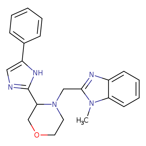 Cn1c(CN2CCOCC2c2ncc([nH]2)c2ccccc2)nc2c1cccc2