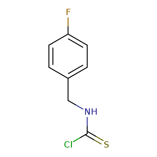 ClC(=S)NCc1ccc(cc1)F