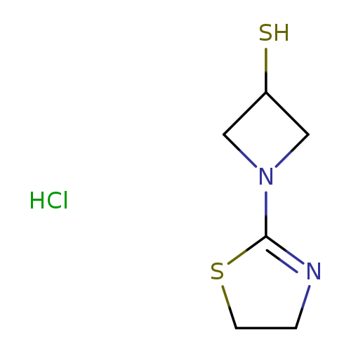 SC1CN(C1)C1=NCCS1.Cl