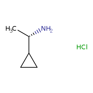 C[C@@H](C1CC1)N.Cl