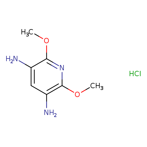 COc1nc(OC)c(cc1N)N.Cl